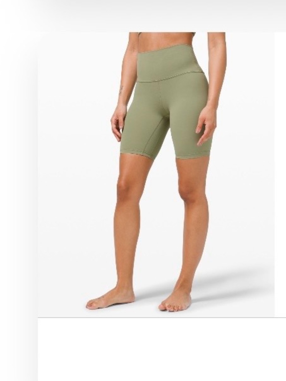 lululemon athletica Align High-Rise 8" Short in Rosemary Green